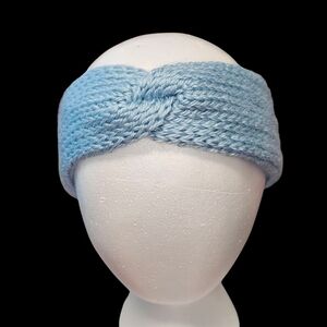 Blue Knitted Headband